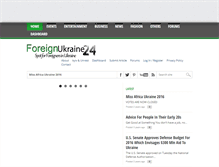 Tablet Screenshot of foreignukraine24.com